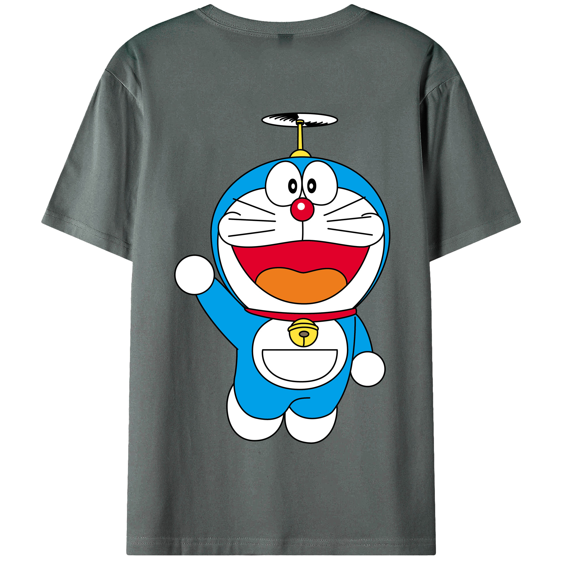 （画像用） ドラえもん Doraemon 綿100％半袖Tシャツ（背面プリント）